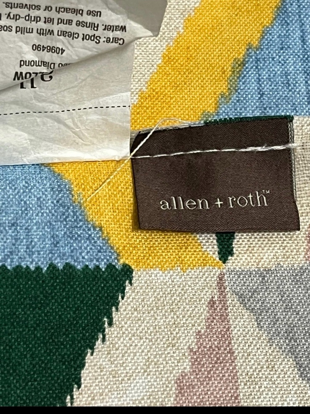 8 Allen & Roth Color Block Throw Pillow Covers-New - Picture 5 of 9